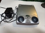 Sharper Image Portable Cd Player Radio Sound Soother Alarm Clock Model S1785. Fixed Price $25.00.