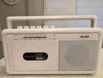 Klim Single Cassette Player Stereo Am/fm Radio Usb Record Bluetooth White. Fixed Price $29.95.