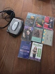 Rca Model RP-1802A Portable Cassette Player W/ Tapes And Headset. Fixed Price $40.00.