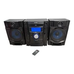 Sylvania Bluetooth Home Music Fm Radio & Cd Player Remote Black Video STCS2731BT. Fixed Price $63.71.