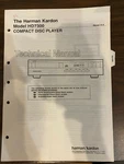 Harman Kardon HD7300 HD-7300 Service Manual *original* Book Pdf-free Ship. Fixed Price $16.99.