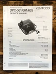 Kenwood DPC-561 -661 -662 Cd Player Service Manual *original*. Fixed Price $14.97.