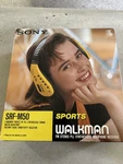 Sony Sports Walkman SRF-M50 Headphones. Fixed Price $45.00.