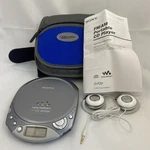 Sony D-F20 Espmax Walkman Silver Cd Player + Am/fm Radio W/extras Tested Working. Fixed Price $79.90.