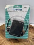 Craig Personal Stereo Cassette Player JH6012 Black W/ Headphones New In Package. Fixed Price $28.00.
