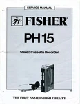 Vintage Fisher Service Manual Stereo Cassette Recorder PH-15. Fixed Price $15.00.