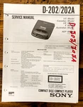 Sony D-202A Cd Player / Discman Service Manual *original*. Fixed Price $19.97.
