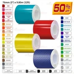 3" 76MM Roll Stripes Pinstriping Solid Trim Line Tape Vinyl Car Stickers. Fixed Price $57.60.