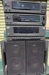 Ge 11-8040-A Compact Shelf Stereo Cd Cassette Am/fm Radio W/ Graphic Equalizer. Fixed Price $100.00.