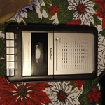 Radioshack 14-109 Portable Cassette Recorder/player W/ Adapter & Works. Fixed Price $22.00.