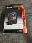 Sony Cassette Corder TCM-27 (for Parts) Turns On, Loud Sound During Play W/ Case. Fixed Price $45.00.
