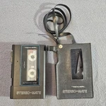 Vtg Realistic Stereo Mate SCP-16 Portable Cassette Player & Case Tested Works. Fixed Price $47.50.