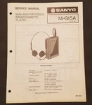 Sanyo G15A Mini Am/fm Stereo Radio Cassette Player. Service Manual. Japan 1984. Fixed Price $14.99.