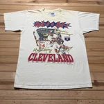 Vintage 90S 1995 Cleveland Indians Mlb Players Rock-n & Roll-n Shirt Size Large. Fixed Price $38.69.