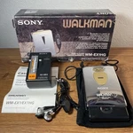 Rare Sony Wm EX-1HG Walkman Cassette Player Original Box Bag Charger Tested. Fixed Price $500.00.