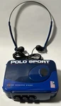 Polo Sport Ralph Lauren Am/fm Stereo Cassette Player PS85B Blue Rare Full Tested. Fixed Price $174.75.