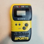 Vintage Sony SRF-M70 Walkman Sports Fm/am Radio Yellow Tested Working. Fixed Price $14.99.