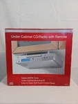 Durabrand Under Cabinet Radio Player W/ Remote *cd Does Not Work*. Fixed Price $39.97.
