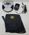White Westinghouse WDM13602 Portable Cd Player W/ Adapter & Pack Tested Working. Fixed Price $16.99.