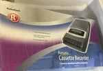 New Radioshack Portable Cassette Recorder Player 14-1117 (open Box). Fixed Price $23.00.