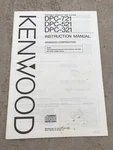 Kenwood Service Instruction Manual For DPC-321 DPC-521 DPC-721 Cd Player. Fixed Price $8.95.