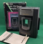 Vintage 1990S Radio Shack Portable Am/fm Cassette Player SCP-70 W/ Box 14-1212. Fixed Price $29.00.