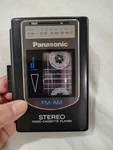 Vintage Panasonic Black/ Cassette Tape Am/fm Portable Player RQ-V50 Works!!. Fixed Price $38.46.