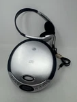 Durabrand Model CD-566 Portable Player Silver Black W Headphones Tested. Fixed Price $19.90.