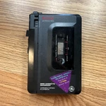 3-5368A Mini Cassette Player Recorder Black Vintage Avr Variable Speed. Fixed Price $24.99.