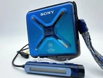 Sony MZ-E44 Md Walkman Blue Portable Minidisc Player Tested Working W/ Remote. Fixed Price $119.99.