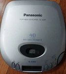 Vintage Panasonic SL-S360 Portablecd Player Silver 40-SECONDS Anti-shock Memory. Fixed Price $45.00.