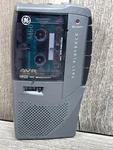 Ge 3-5385B Micro Cassette Recorder Gray Handheld Auto Voice Fast-playback. Fixed Price $27.99.
