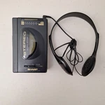 Vintage Sharp JC-150 (gy) Portable Am/fm Stereo Cassette Player Works See Descr.. Fixed Price $32.00.