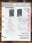 Sony WM-2091 WM-F2095 Radio Cassette Service Manual *original*. Fixed Price $19.97.