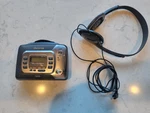 Aiwa TX376 Am/fm Cassette Player With Head Set. Tested. Read!!!. Fixed Price $40.00.