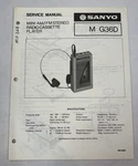 Sanyo G36D Mini Am/fm Stereo Radio Cassette Player. Service Manual. Fixed Price $10.00.