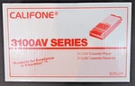 New Califone Portable Cassette Player Recorder 3132AV In Box. Fixed Price $24.95.