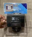 High Frequency Stereo Cassette Player W/ Headphones. Fixed Price $32.99.