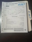 Kenwood DPC-X301/X507/X602 Service Manual Original Repair Book Cd Player. Fixed Price $49.99.