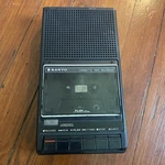 Vintage Sanyo Slim 1 Cassette Tape Recorder. Fixed Price $12.00.