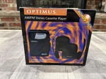 Optimus Am/fm Stereo Cassette Player Bonus Pack 2 W/ Speakers/headphones-new. Fixed Price $60.74.