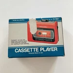 Vintage Nib Realistic Stereo Mate Cassette Player 14-1067 Red Original Box. Fixed Price $65.00.