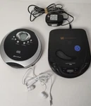Vtg Players Lenoxx Sound CD-855 Portable & Westinghouse 1002 Ac Adapt. Fixed Price $17.99.