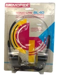 Vintage Memorex Sonic-lite SL40 Stereo Headphones Cord Dynamic Nos. Fixed Price $23.80.