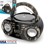 Portable Cd Player Boombox Bluetooth Speaker Am Fm Radio Usb Aux 50W Max Power. Fixed Price $107.04.