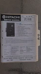Hitachi CP-202R Service Manual Original Repair Book Stereo Tape Deck Player. Fixed Price $27.50.