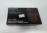 New Sony ICF-S14 Am Fm 2 Band Portable Receiver Telescoping Antenna Vintage Nos. Fixed Price $39.00.