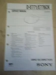 Sony Service Manual D-E771/E776CK Cd Player Original Repair. Fixed Price $12.48.