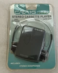 Vtg Craig Personal Stereo Cassette Player Jh 6012 Black W/ Headphones Nip. Fixed Price $28.00.