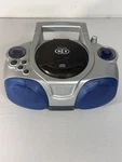 Venturer Portable Am/fm Cd Player Boombox - Blue & Silver For Parts Repair. Fixed Price $19.75.